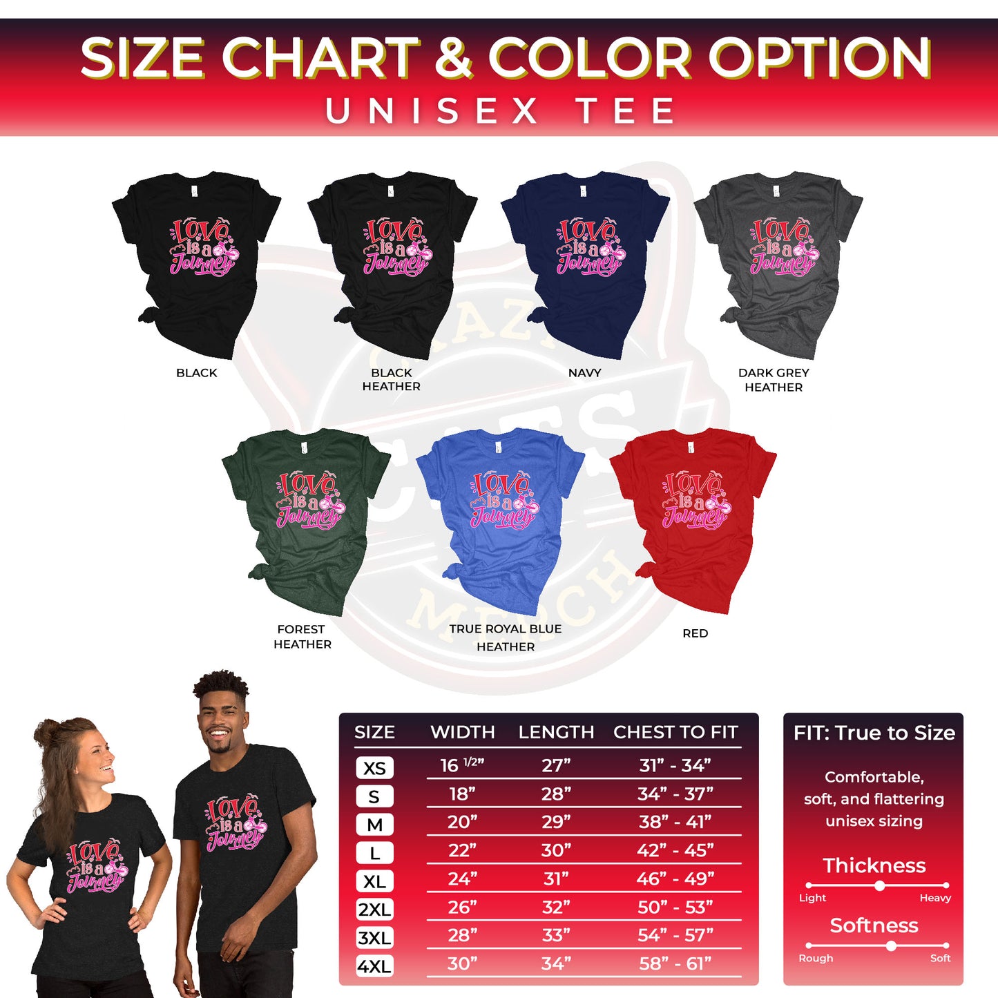 Love Is A Journey Tees Valentines Day Gift Couple Shirt Bicycle Lover Dark Tshirt
