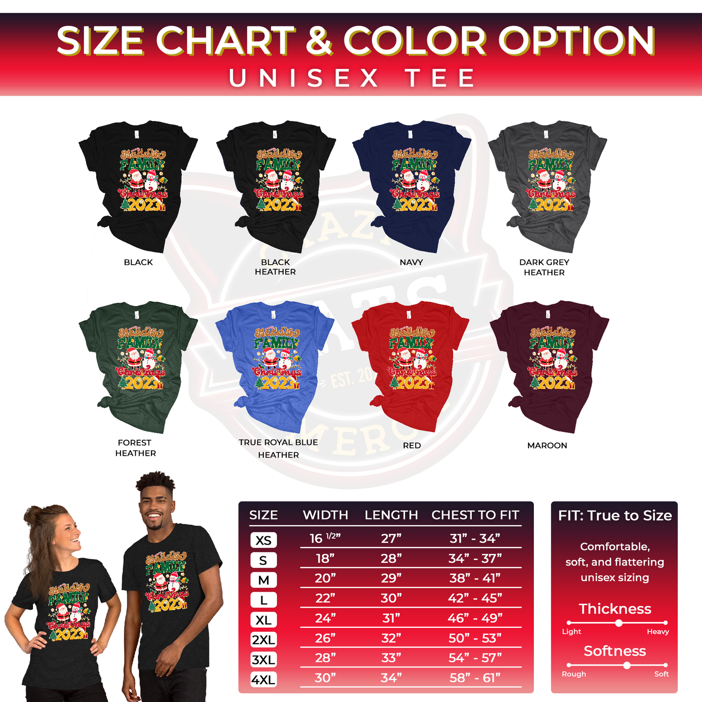 Madden Family Christmas 2023 Christmastime Unisex Dark Shirt