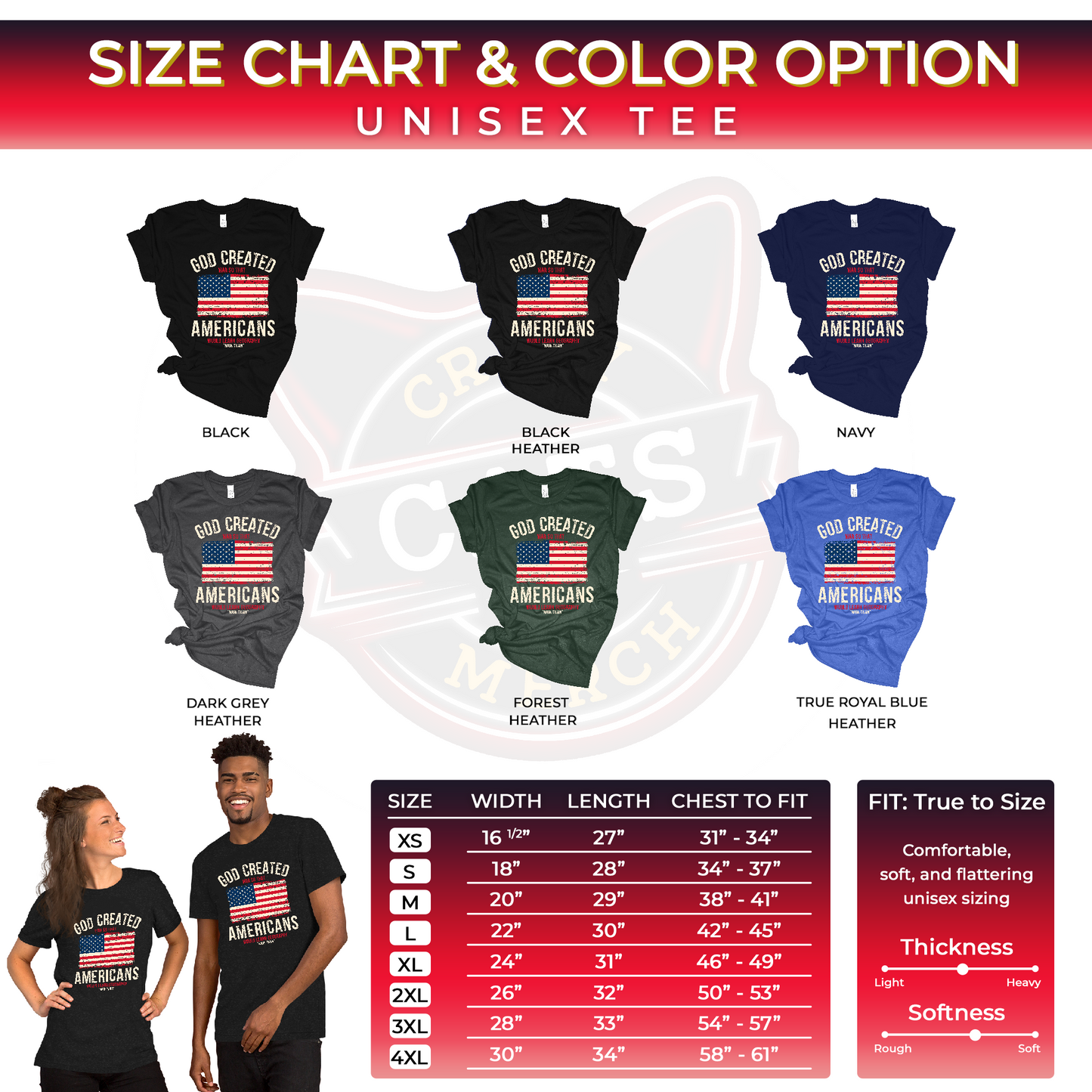 Mark Twain God Created War Patriotic Flag Unisex Dark Shirt