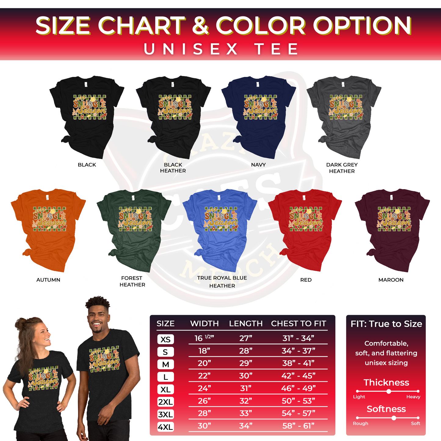 Snuggle Season Cozy Season Autumn Thanksgiving Unisex Dark Shirt