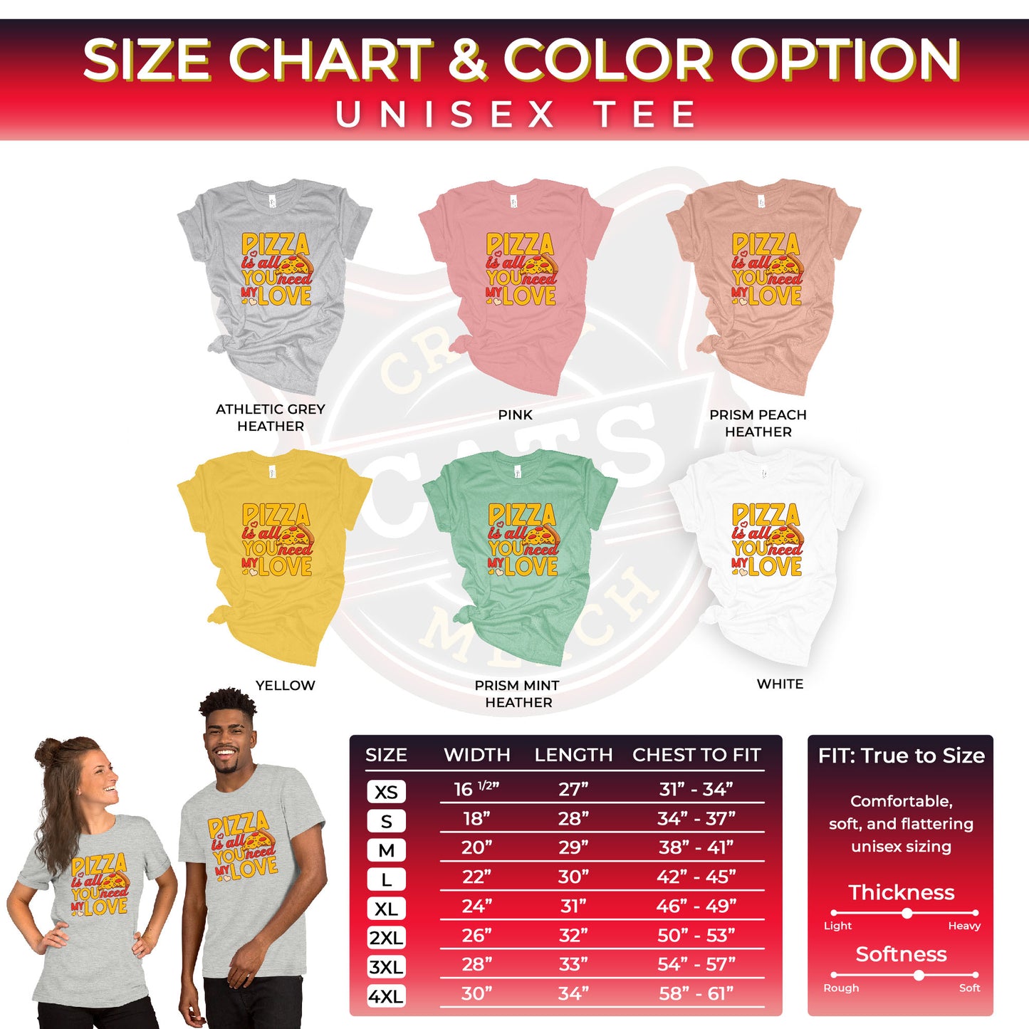 Pizza Lover Shirt Pizza Is All You Need My Love Couple Tees Valentines Day Light Shirt