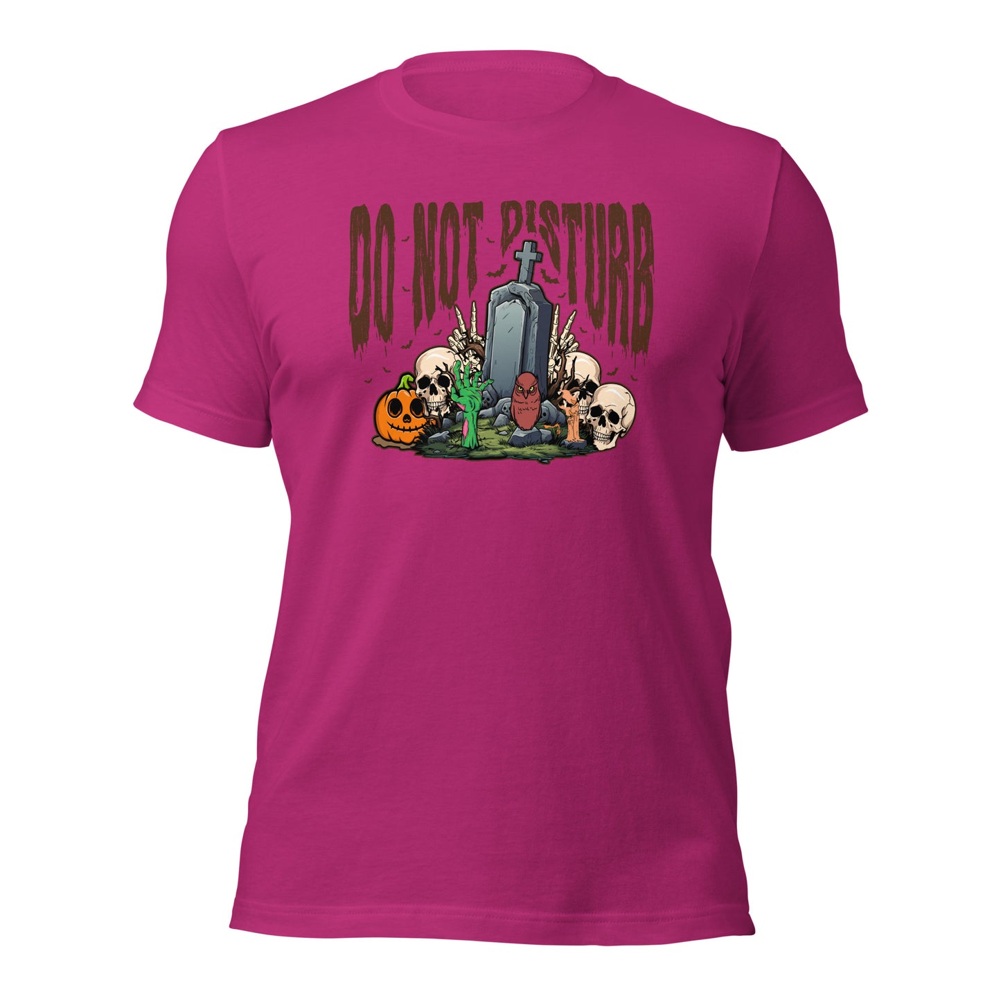 Do Not Disturb Creepy Cemetery Dead Lover Halloween Unisex Light Shirt
