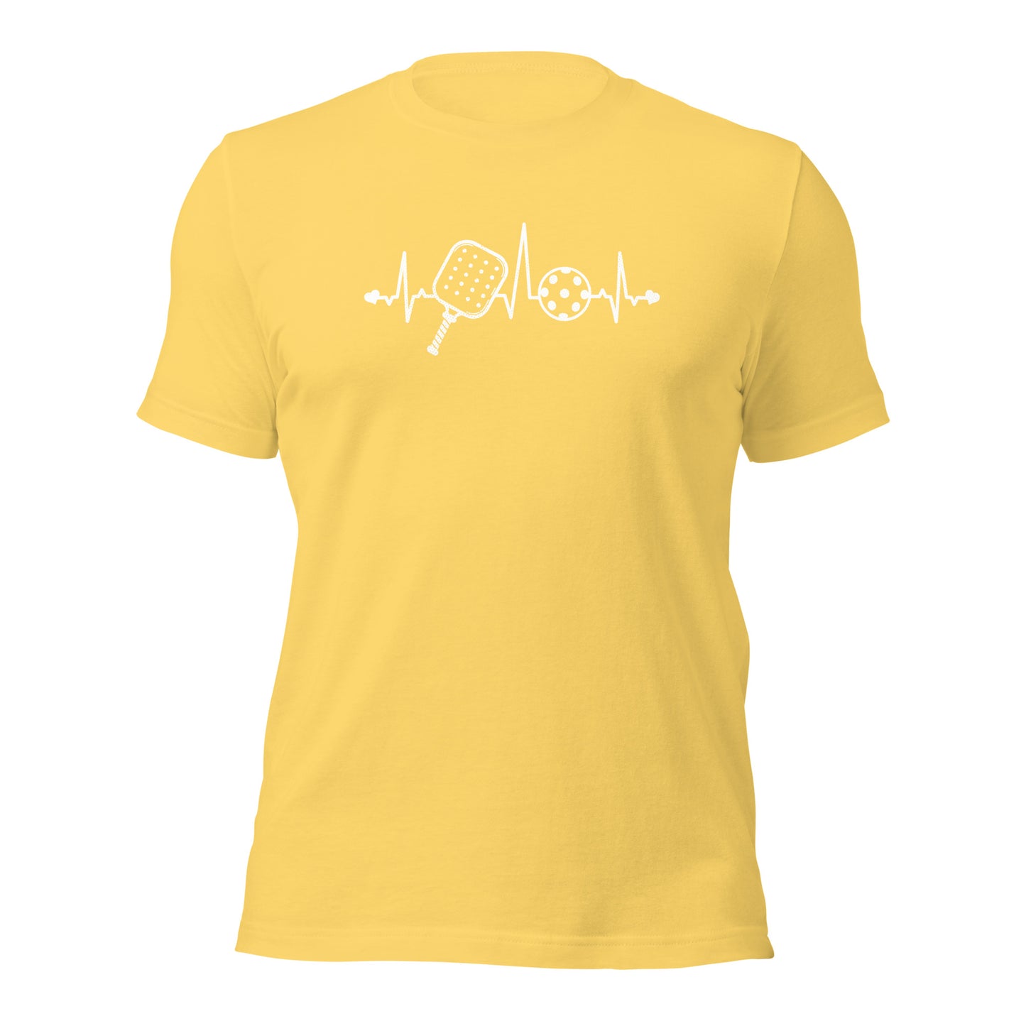 Pickleball Heartbeat Pickle Ball Lover Athlete Unisex Light Shirt