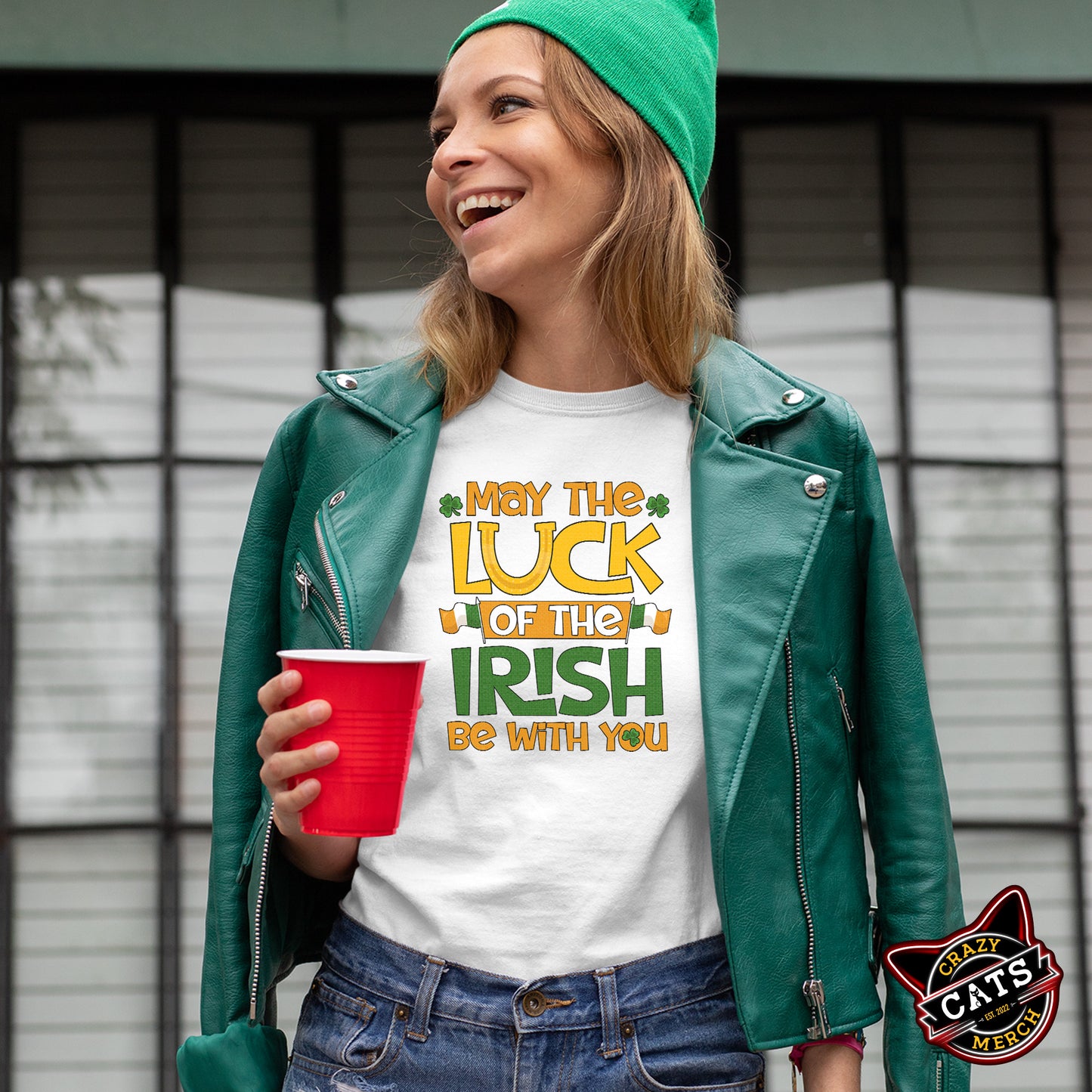 May The Luck Of The Irish Be With You St. Patricks Day Shenanigans Unisex Light T-Shirt