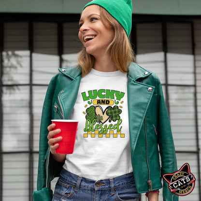 Lucky And Blessed Green Day Lucky Heart Unisex Shirt