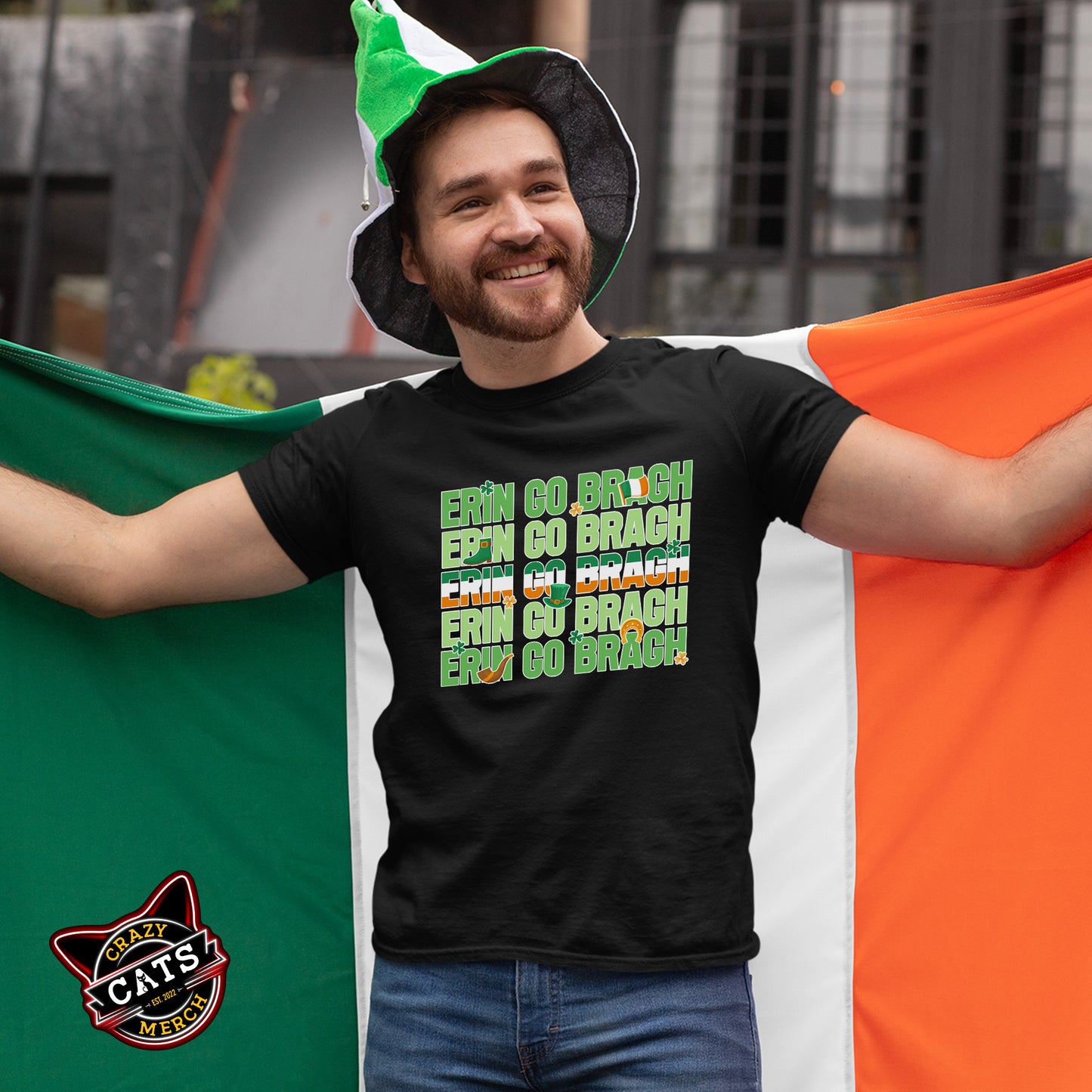 St. Patty Day Erin Go Bragh Ireland Forever Unisex Dark Shirt