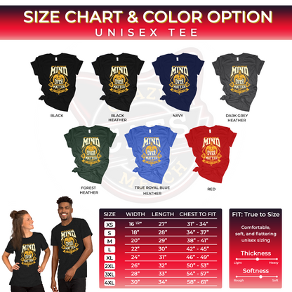 Age Is An Issue Of Mind Over Matter Bodybuilder Unisex Dark Tee