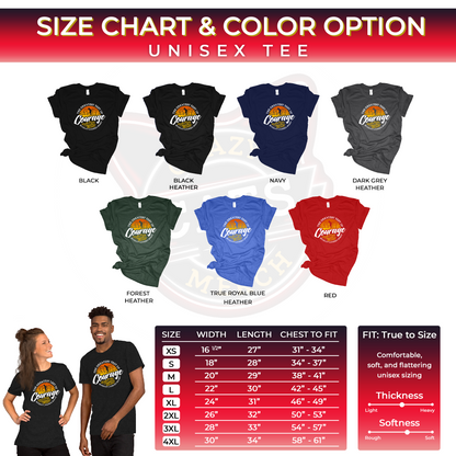 The Greatest Test Of Courage On Earth Is To Bear Defeat Unisex Dark Shirt