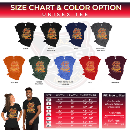 There's Always Something To Be Thankful For Thanksgiving Unisex Dark Shirt