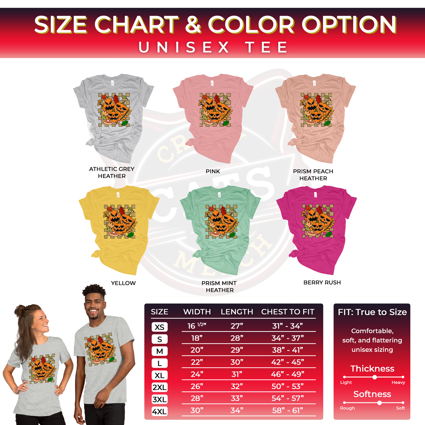 Pumpkin Face Autumn Fall Leaves Thanksgiving Unisex Light Shirt