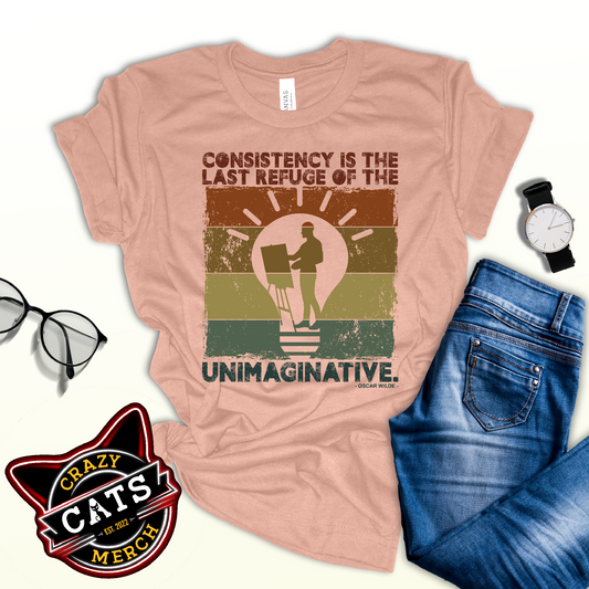 Painter Consistency Is The Last Refuge Of The Unimaginative Unisex Light Shirt