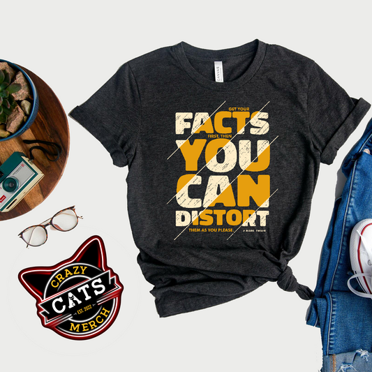 Get Your Facts First Then You Can Distort Journalist Unisex Dark Tee