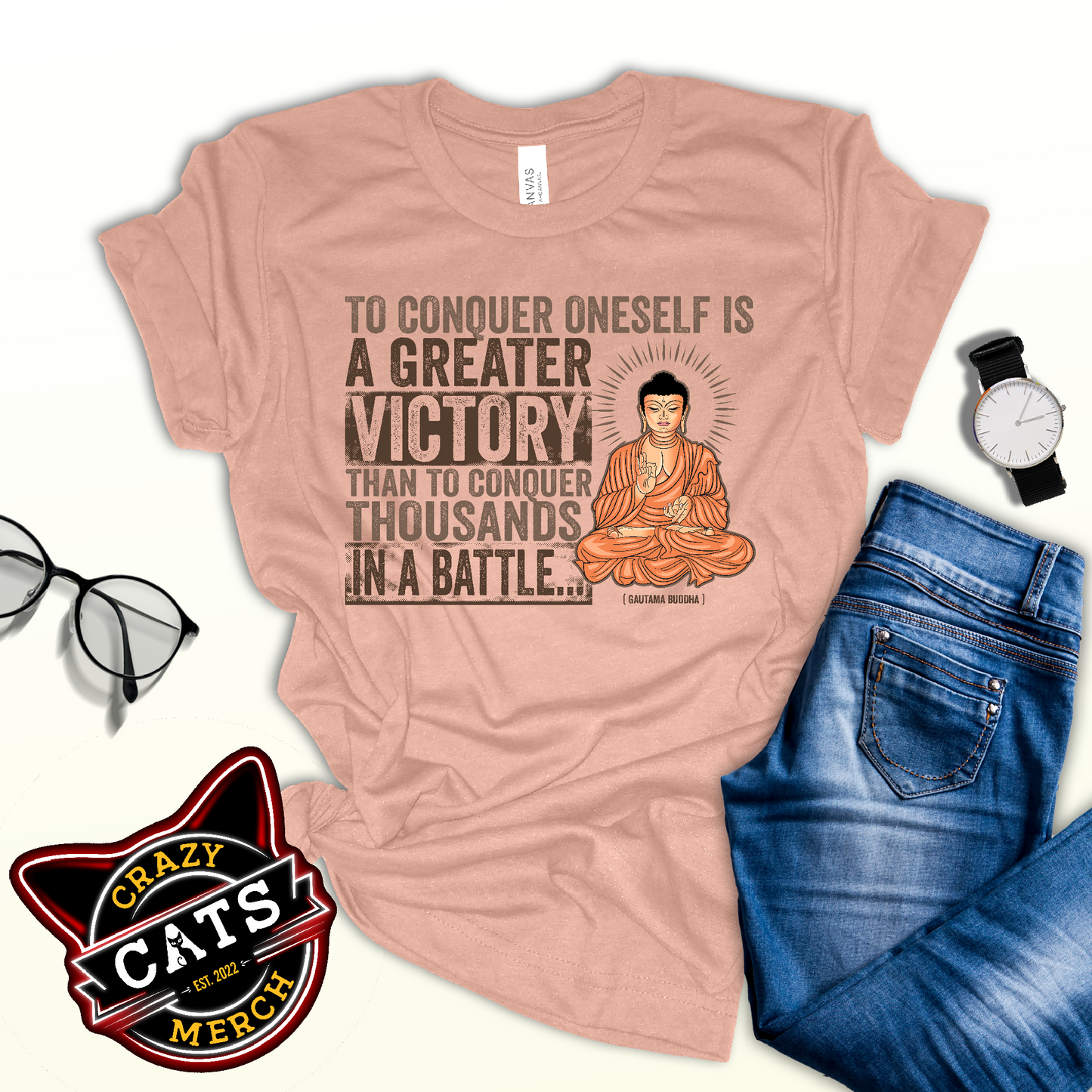 To Conquer Oneself Is A Greater Victory Inner Peace Unisex Light Shirt