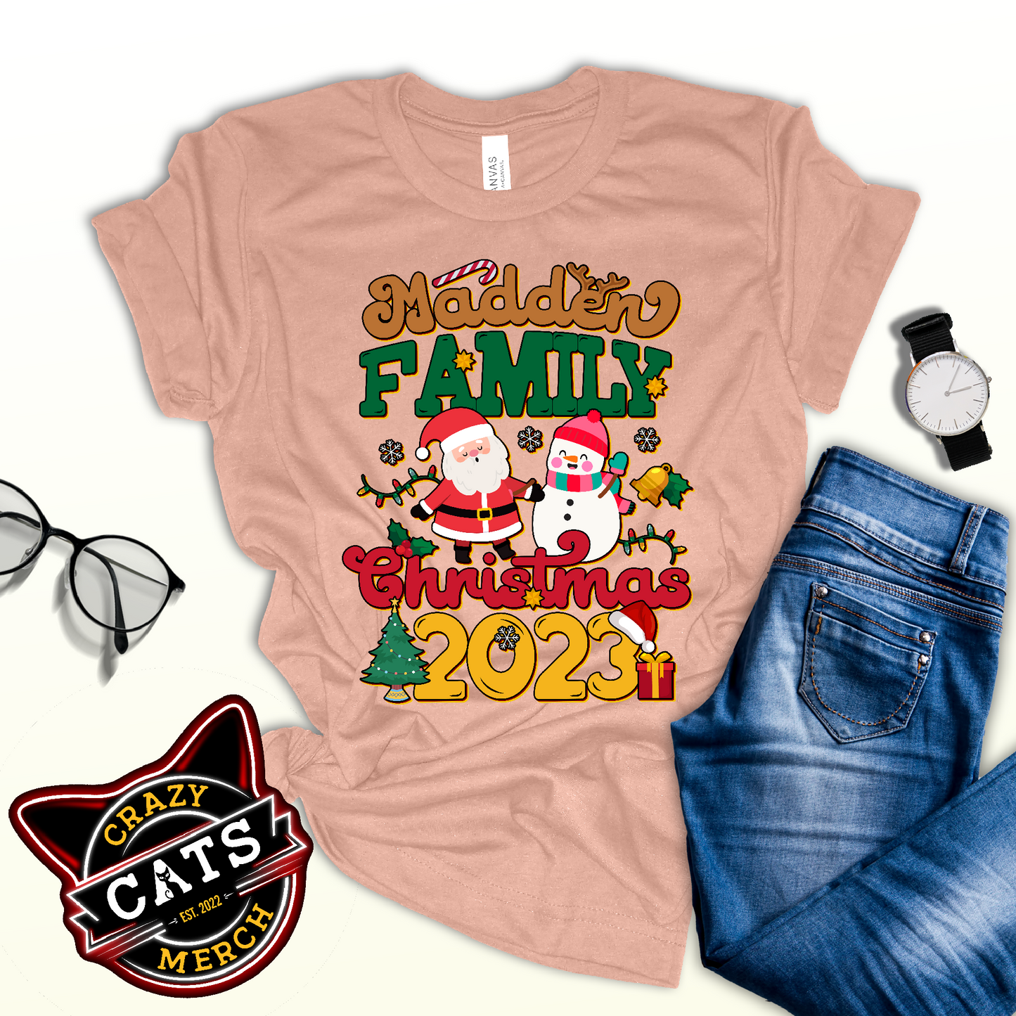 Madden Family Christmas 2023 Christmastime Unisex Light Shirt