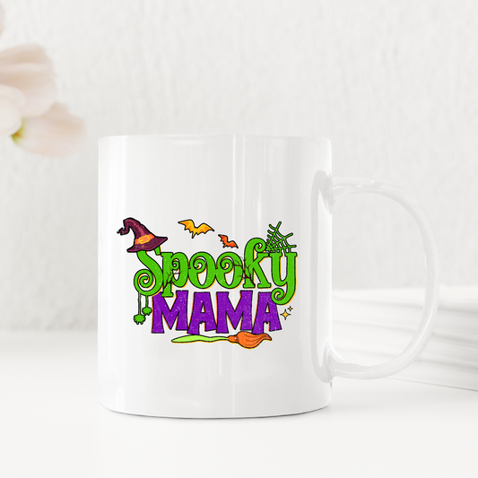 Halloween Spooky Mama Mysterious Mother Haunted Mom Mug