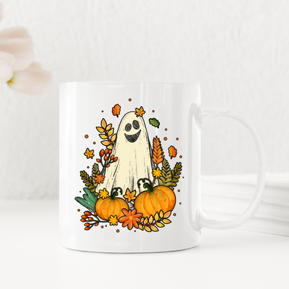 Spooky Ghost Autumn Fall Thanksgiving mug