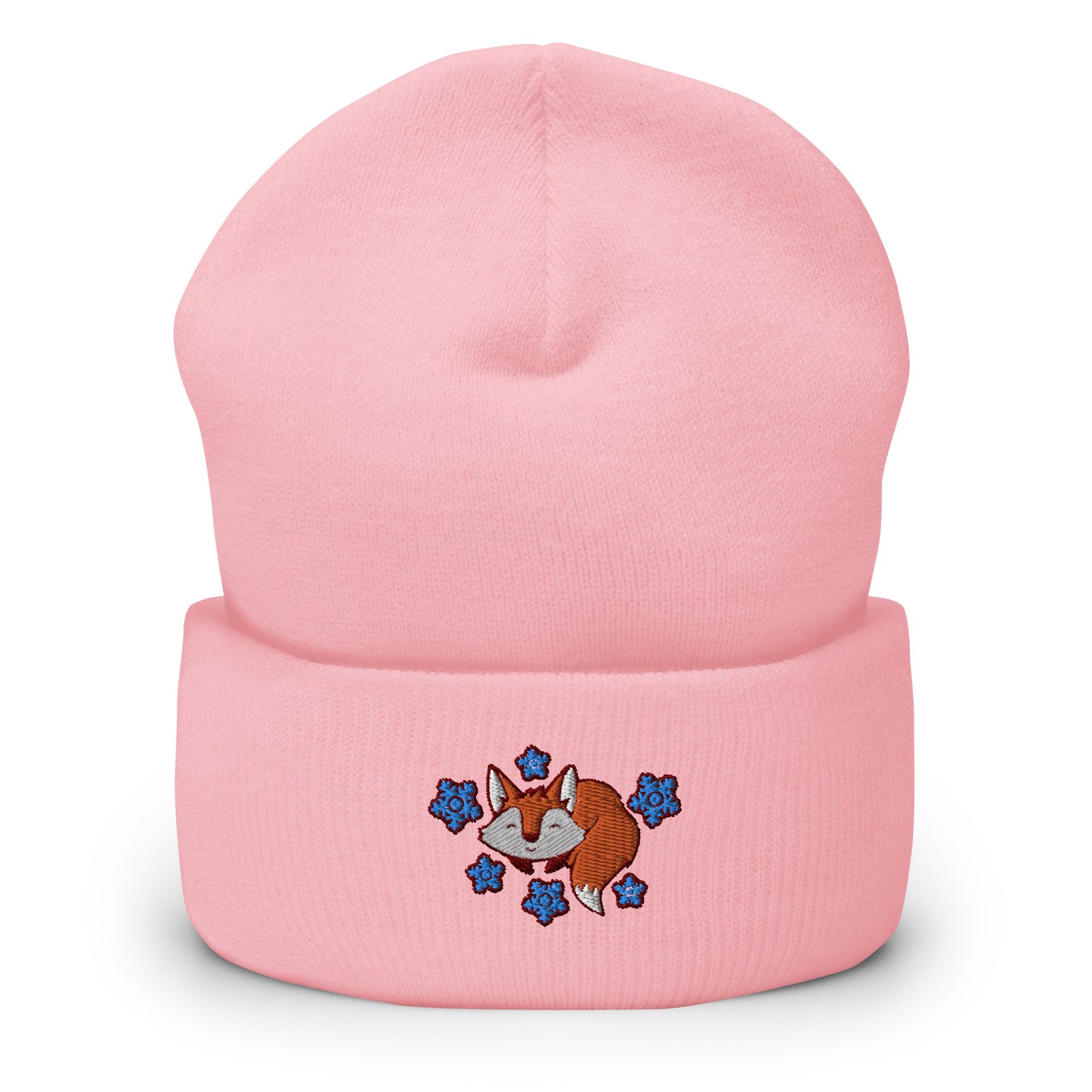 Fox Winter Men Women Embroidered Beanies