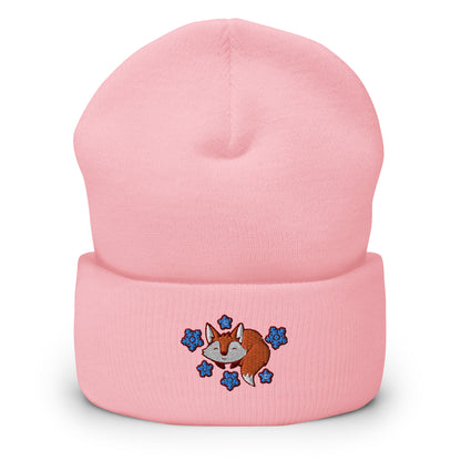 Fox Winter Men Women Embroidered Beanies