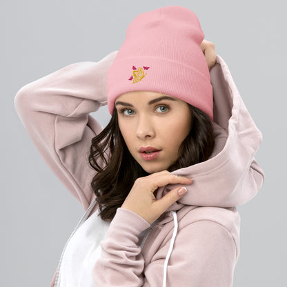 Butterfly Lover Embroidered Knit Hat Beanies