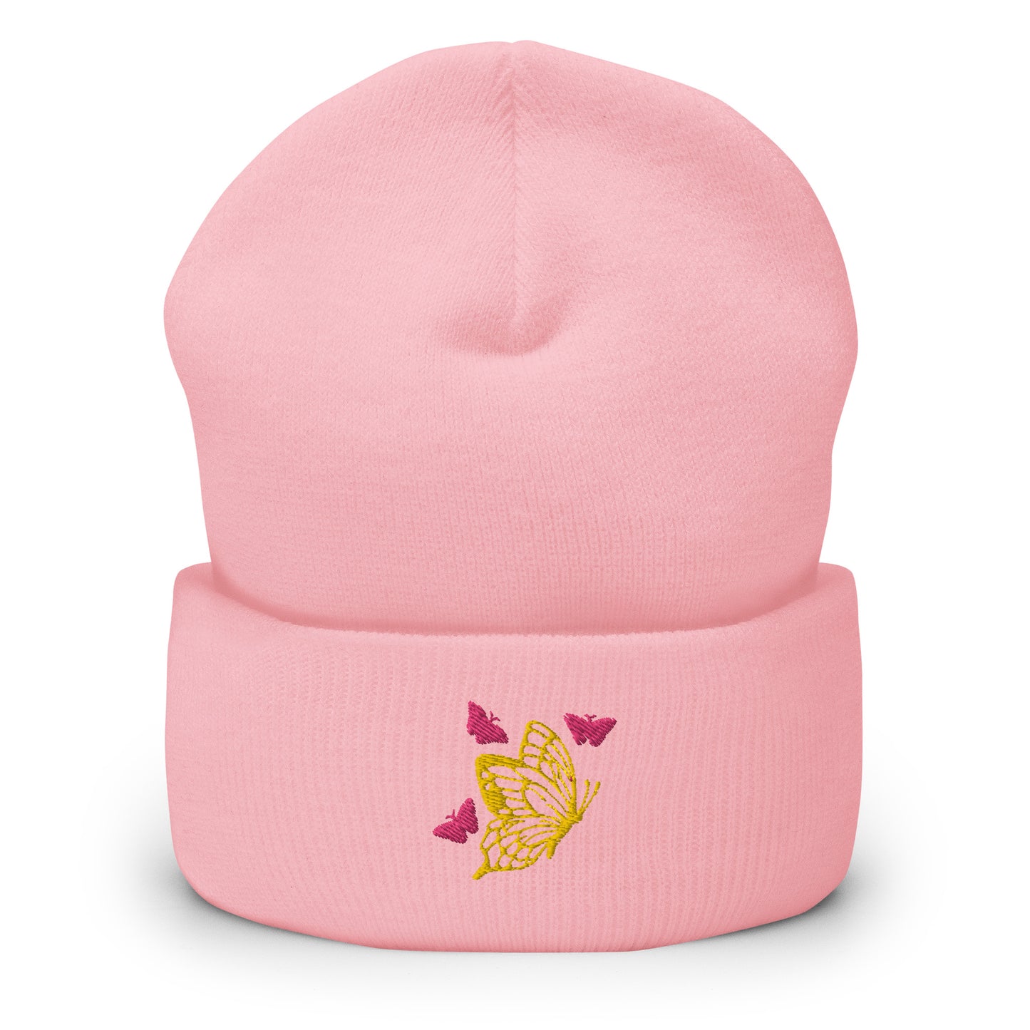 Butterfly Lover Embroidered Knit Hat Beanies