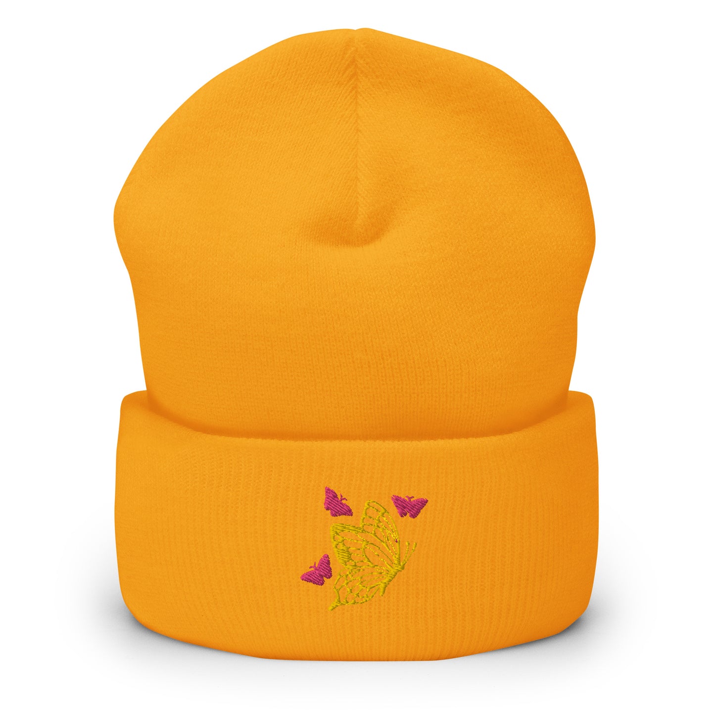 Butterfly Lover Embroidered Knit Hat Beanies