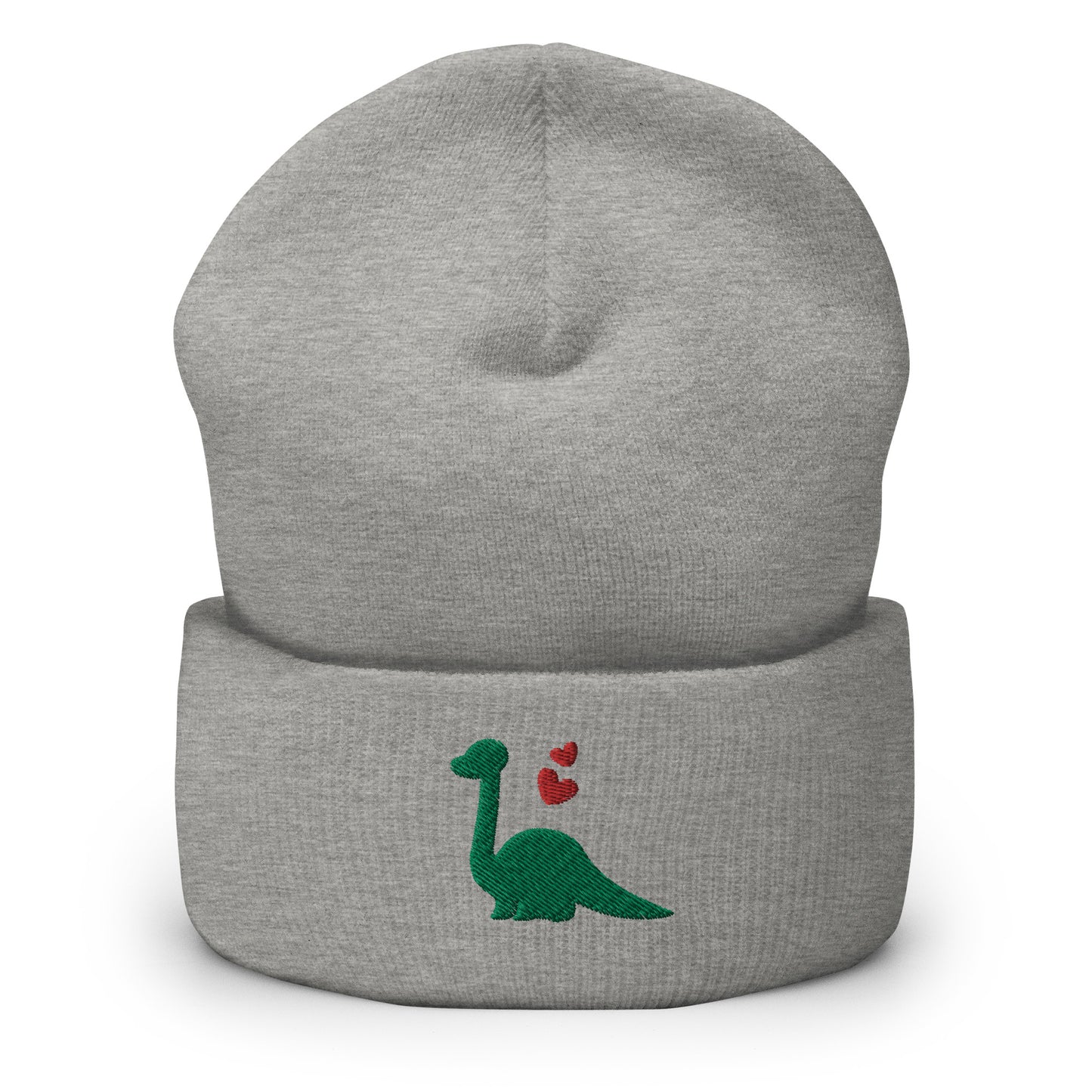 Dinosaur Lover Heart Cuffed Beanies