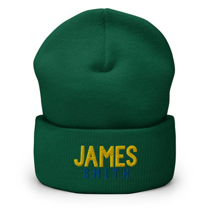 James Smith Customized Name Holiday Beanies Cap