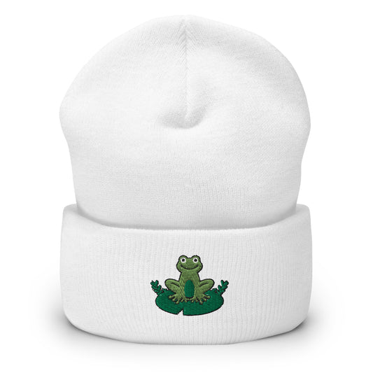 Frog Beanies Frog Lover Gifts Knit Hat