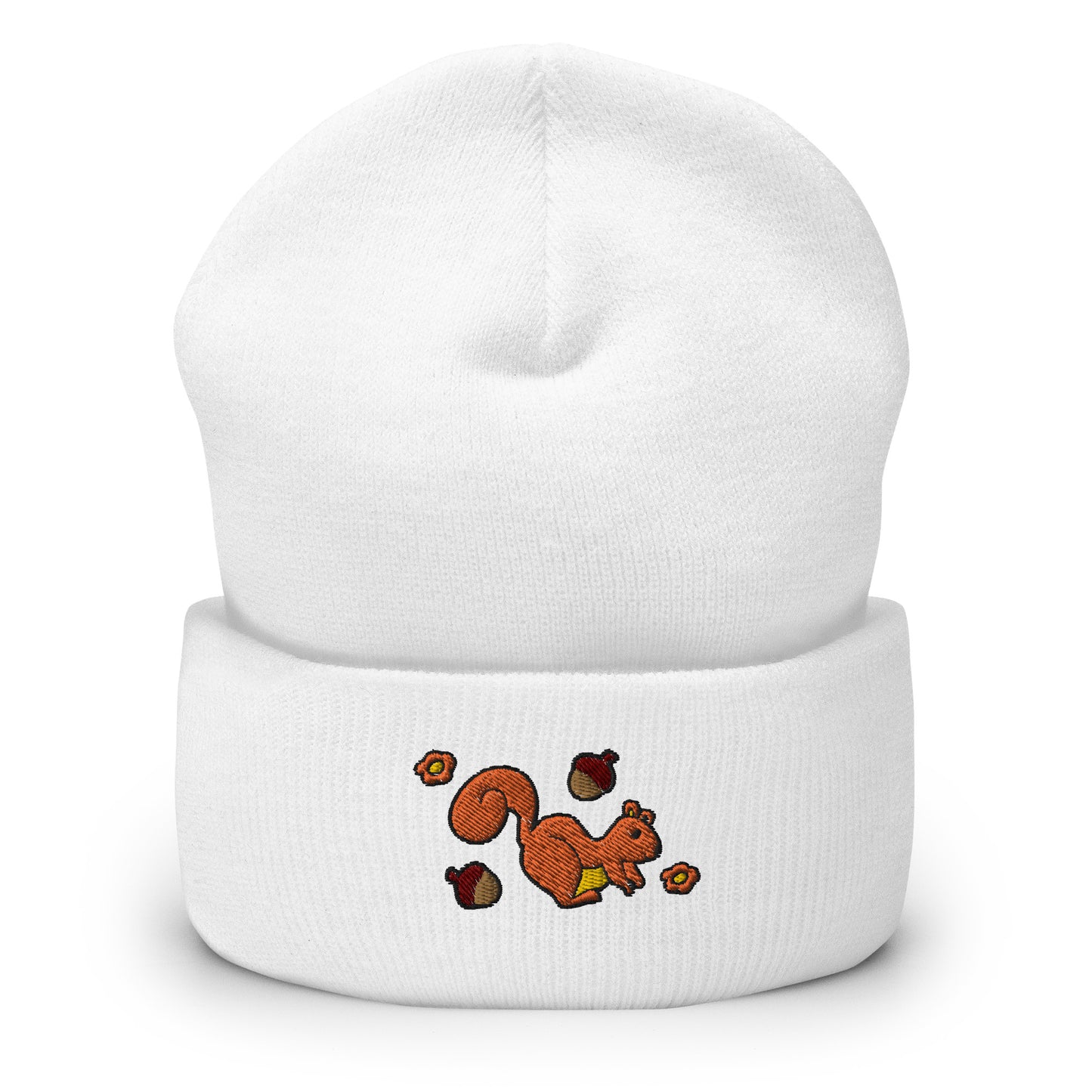 Squirrel Nutty Embroidered Knit Hat Beanies