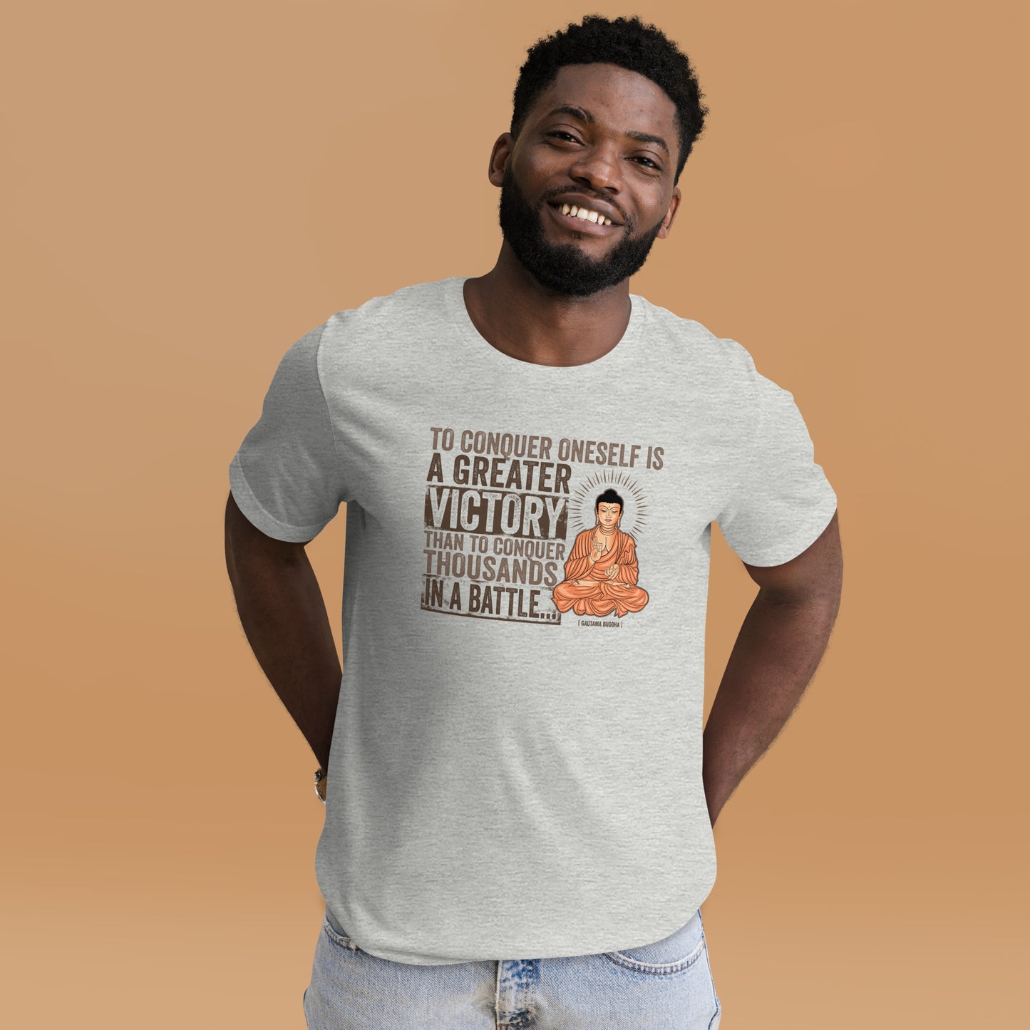 To Conquer Oneself Is A Greater Victory Inner Peace Unisex Light Shirt