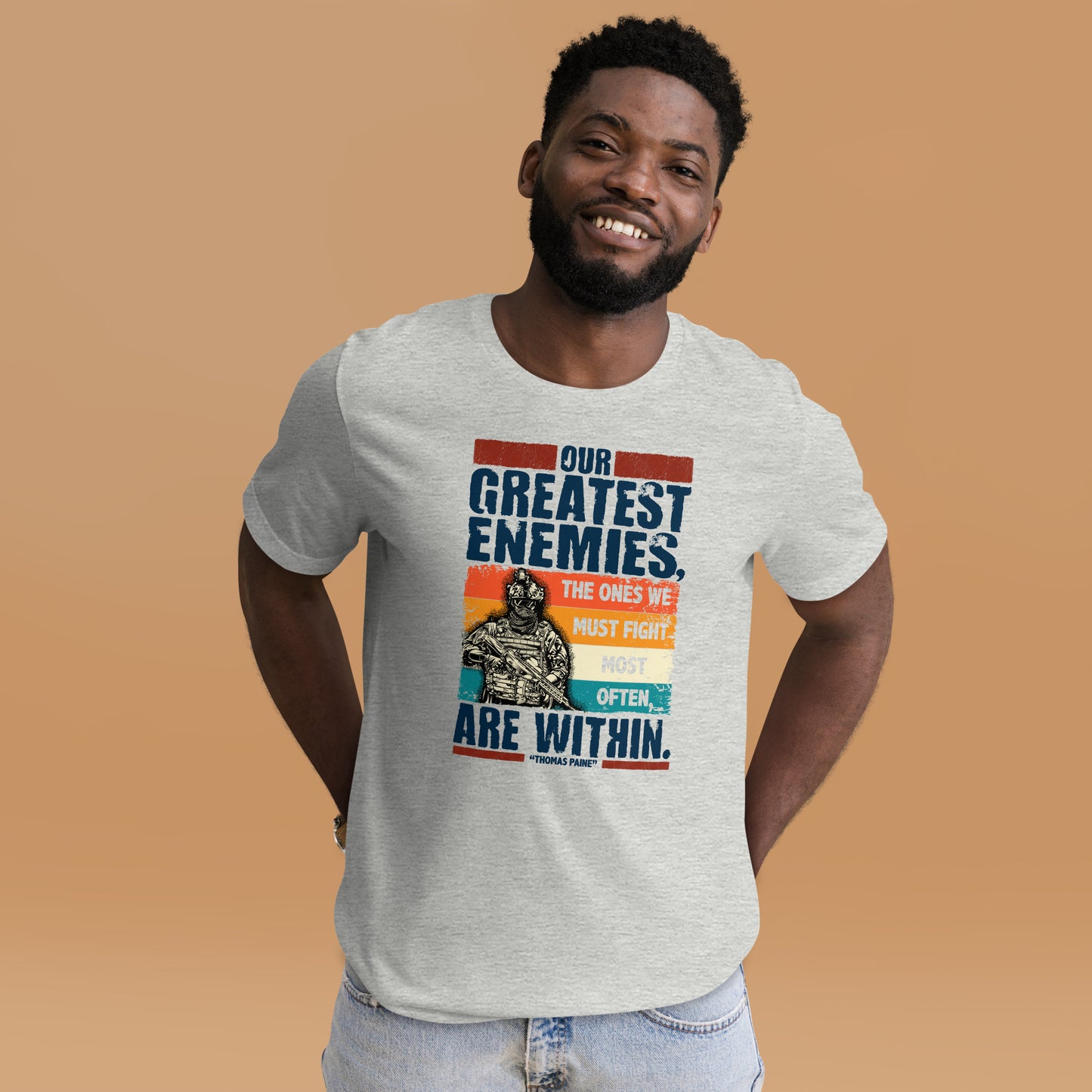 Thomas Paine The Greatest Enemies Unisex Light Shirt