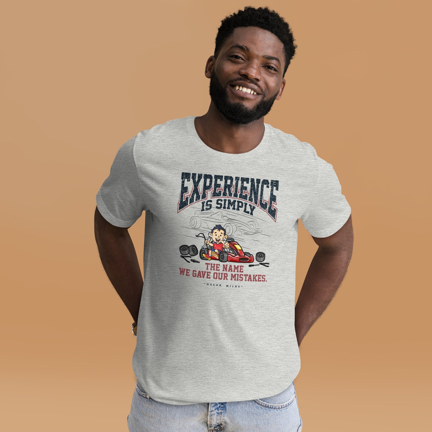 Mechanic Tee Experience Is Simply The Name We Gave Our Mistakes Unisex Light Shirt