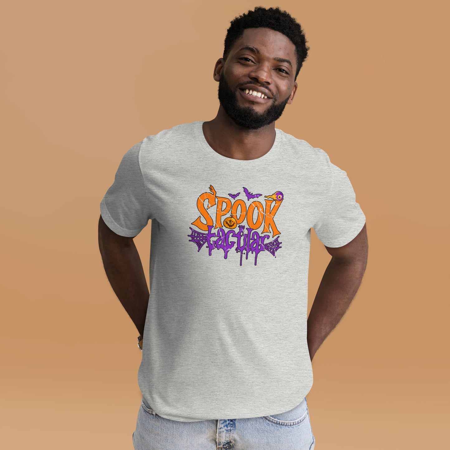 Spooktacular Halloween Spooky Season Unisex Light Tshirt