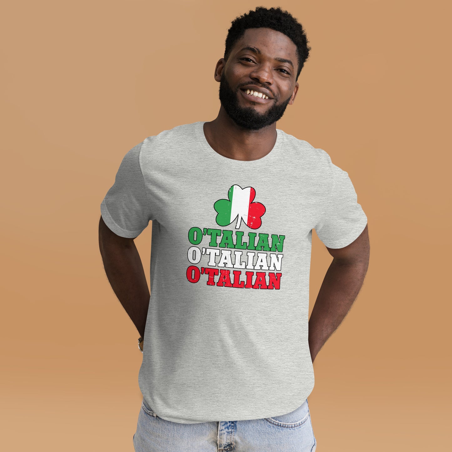 O' Talian Green St. Patricks Is Italian Unisex Light Shirt