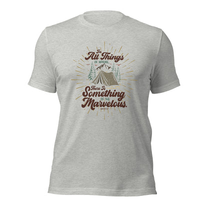 Aristotle Something Marvelous Happiness Unisex Light Shirt