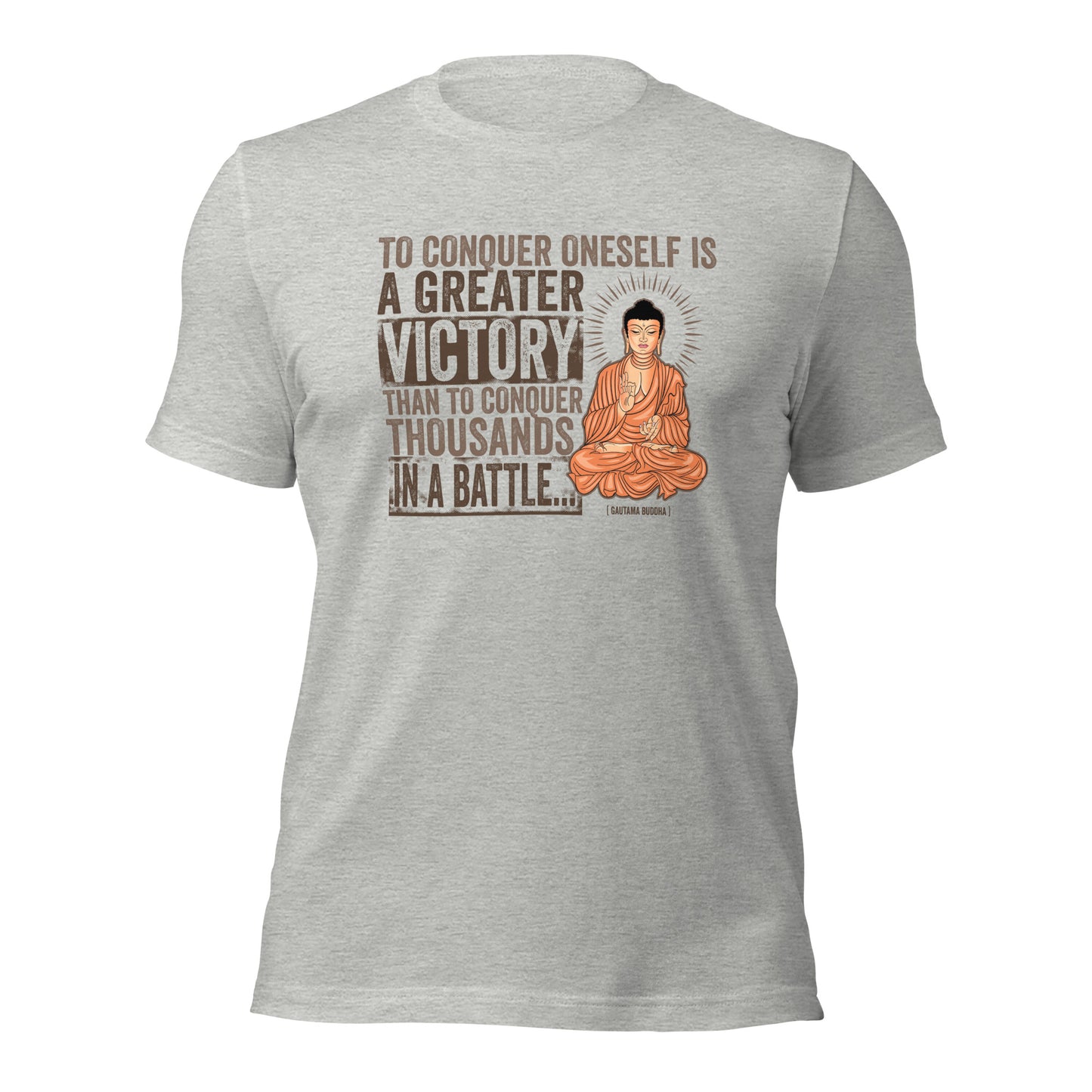 To Conquer Oneself Is A Greater Victory Inner Peace Unisex Light Shirt