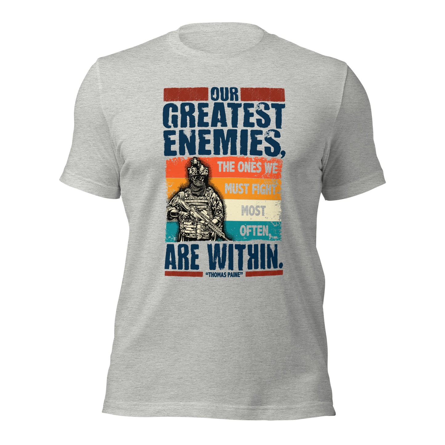 Thomas Paine The Greatest Enemies Unisex Light Shirt