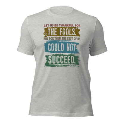 Mark Twain Successful Mind Quote Mentor Unisex Light T-shirt