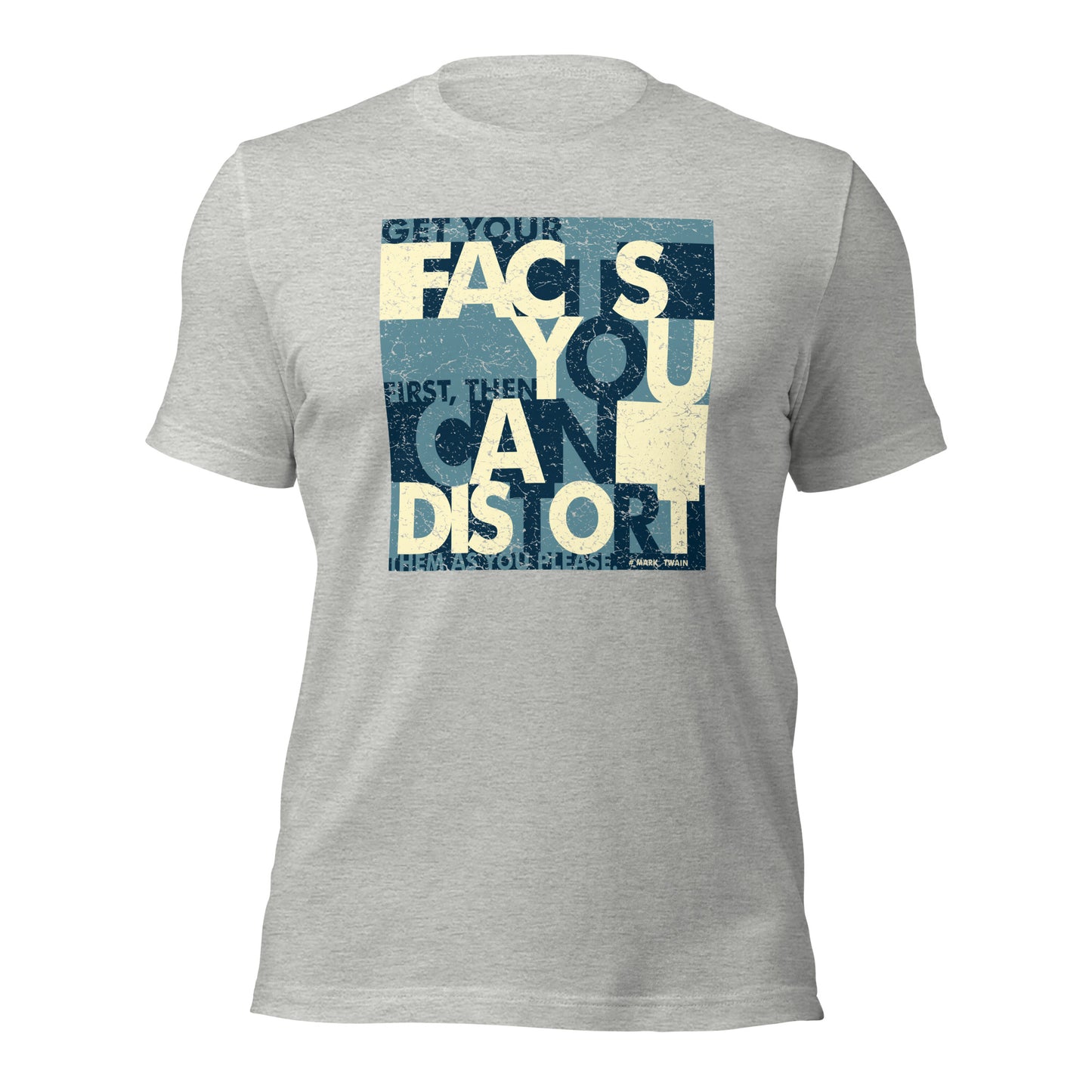 Get Your Facts Journalism Gift Vintage Unisex Light Tee