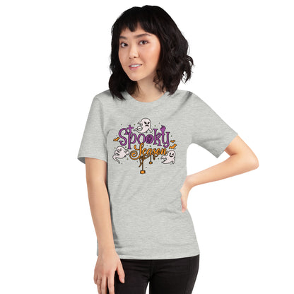 Spooky Season Happy Ghoulish Spooky Vibes Unisex Light Shirt