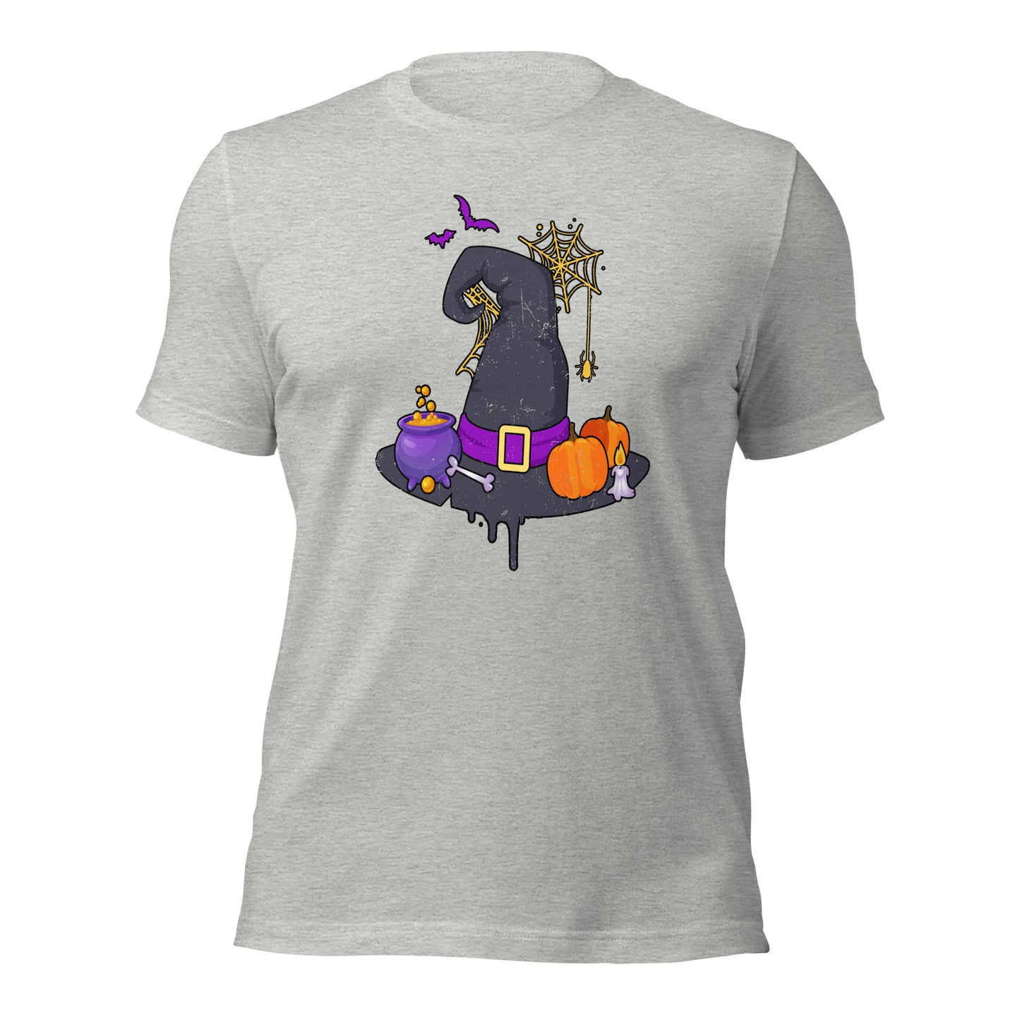 Witch Hat Aesthetic Halloween Vibes Graphic Unisex Light Shirt