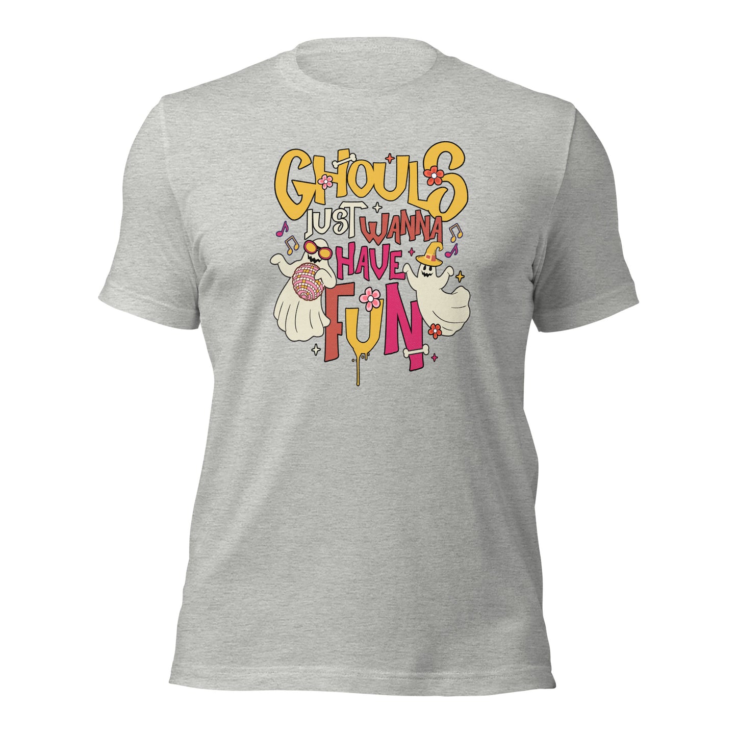 Ghouls Just Wanna Have Fun Party Ghost Halloween Unisex Light Shirt