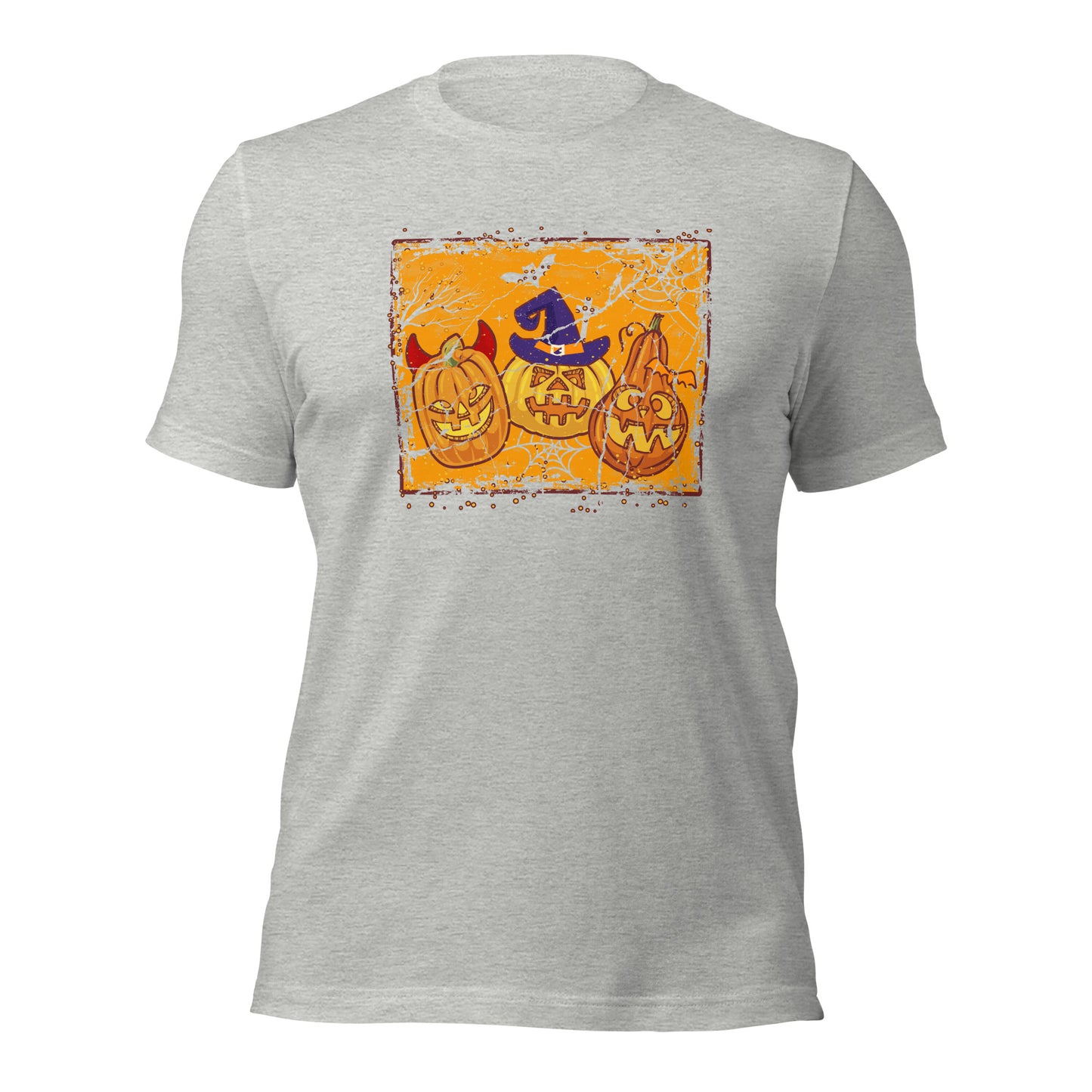 Pumpkin Halloween Jack O Lantern Spooky Season Unisex Light Tee