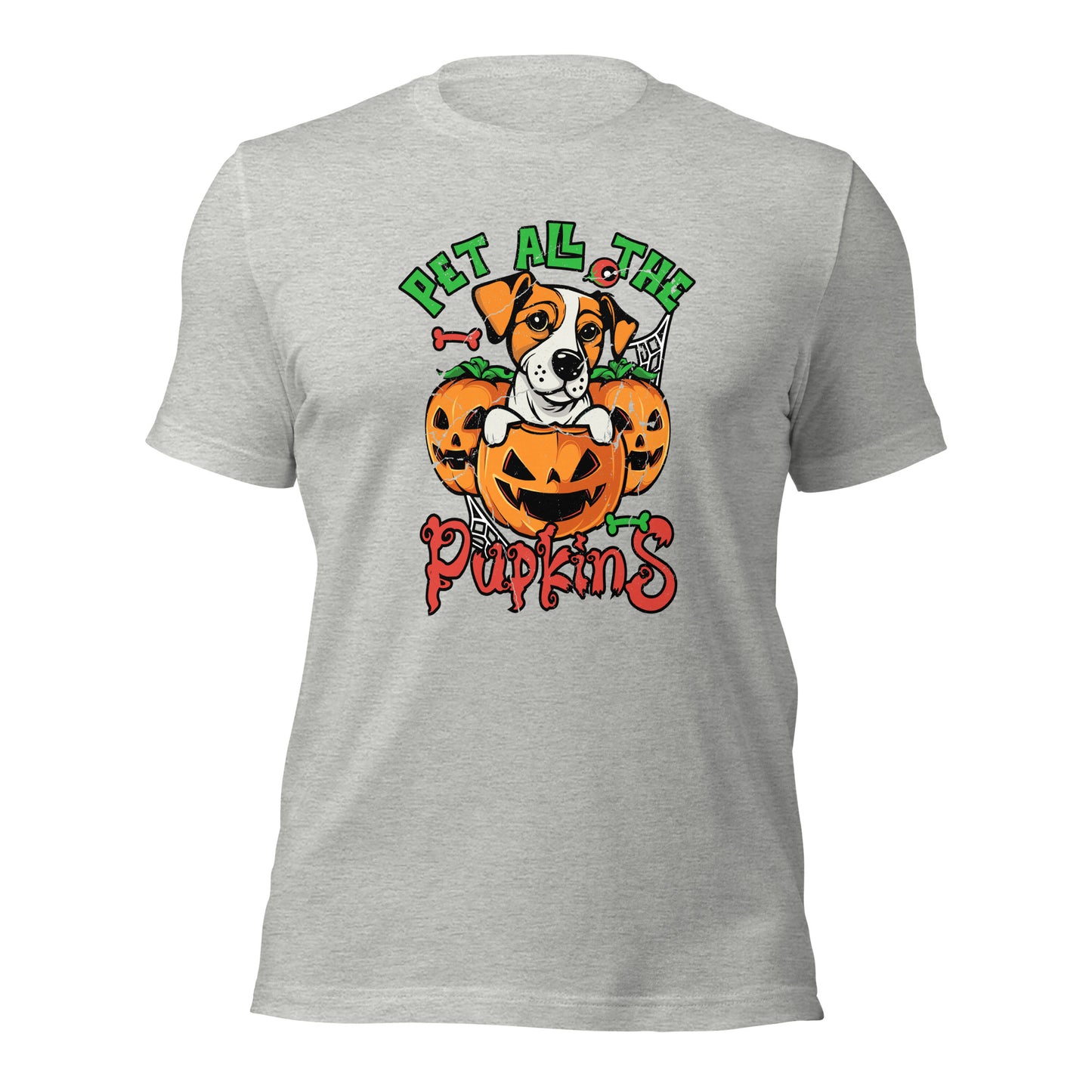 Pet All The Pupkins Purr Parent Animal Lover Unisex Light Tee