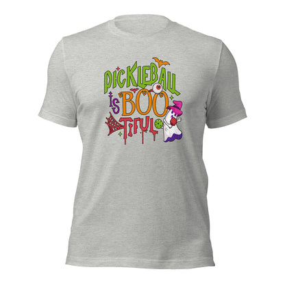 PickleBall Is BooTiful Halloween Coach Unisex Light Tee