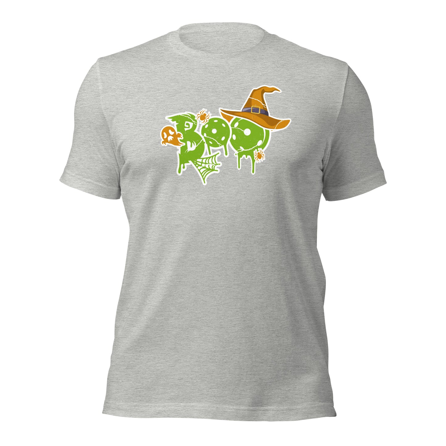 Pickleball Boo Humor Halloween Player Unisex Light Tee