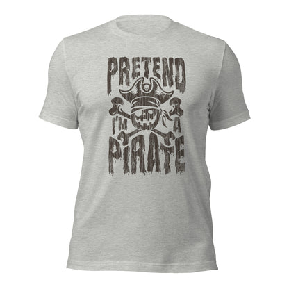 Pretend Pirate Buccaneer Halloween Pirate Unisex Light Tee