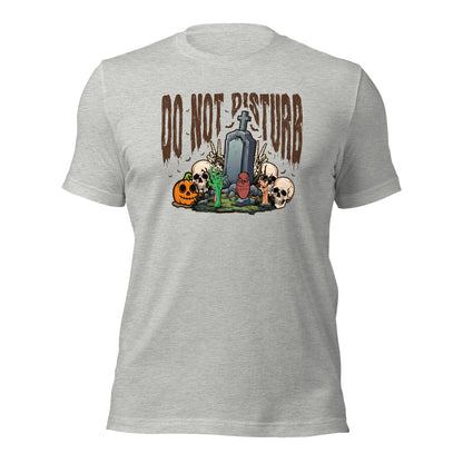 Do Not Disturb Creepy Cemetery Dead Lover Halloween Unisex Light Shirt