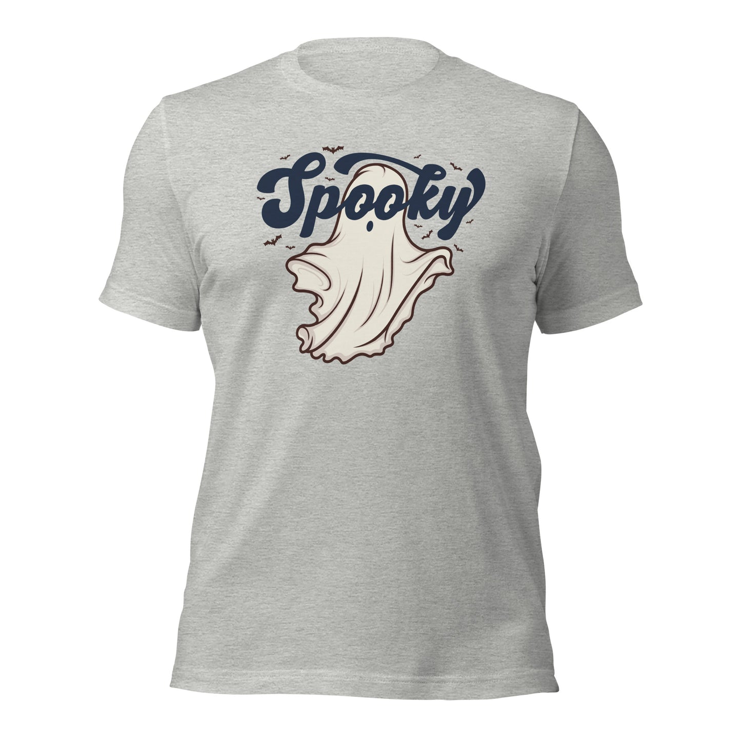 Spooky Ghost Halloween Creepy Boo Unisex Light Shirt