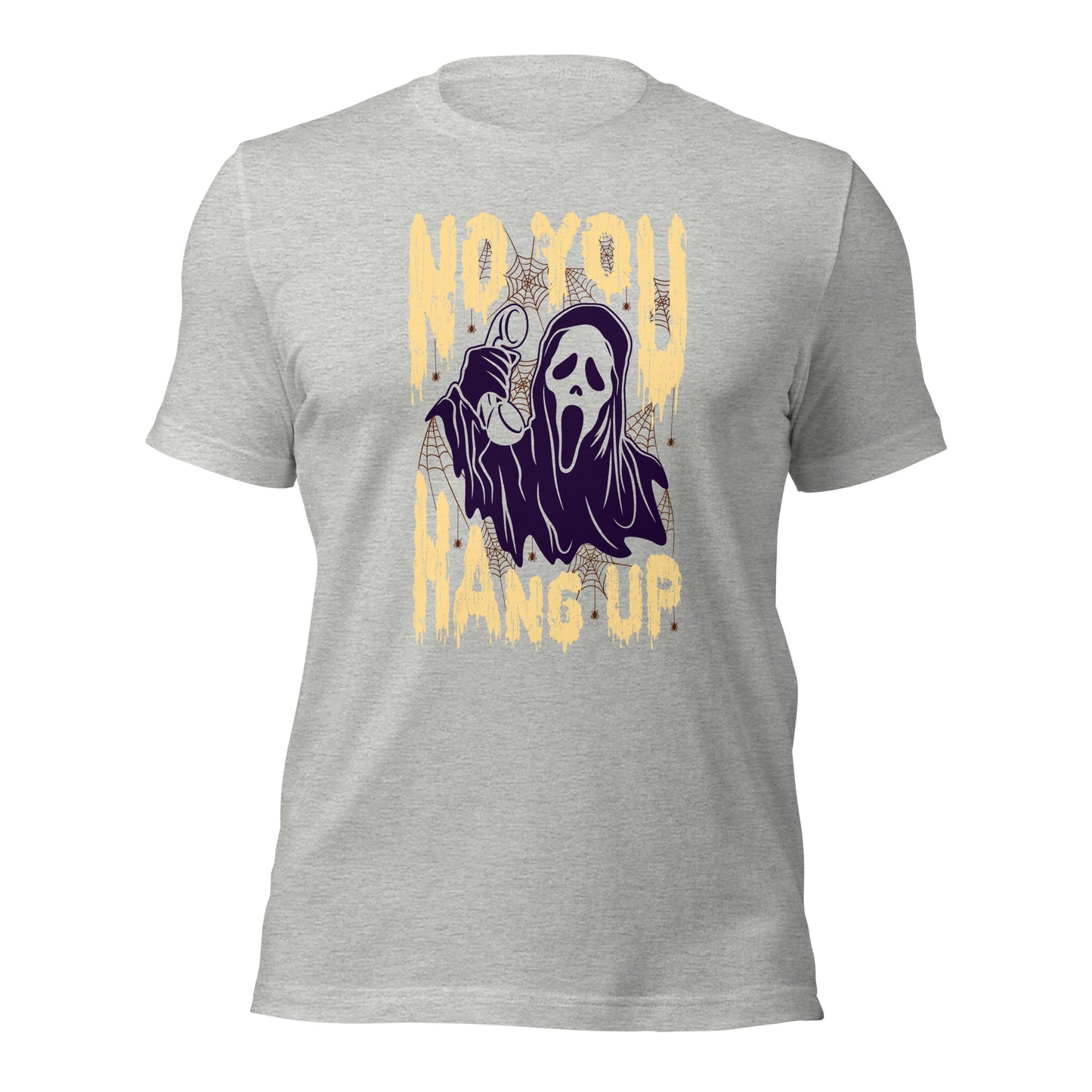 No You Hang Up Scream Spooky Season Halloween Light Tee